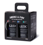 Kanel seasoning packaging with 'Smoke & Fire' branding on a white background