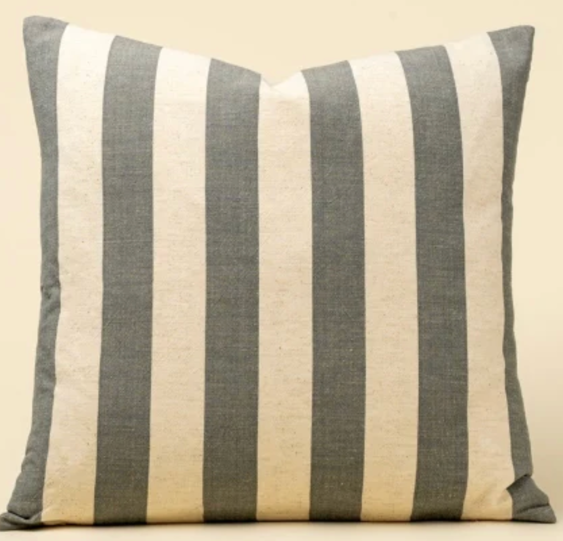 Wide Stripe in Slate Grey