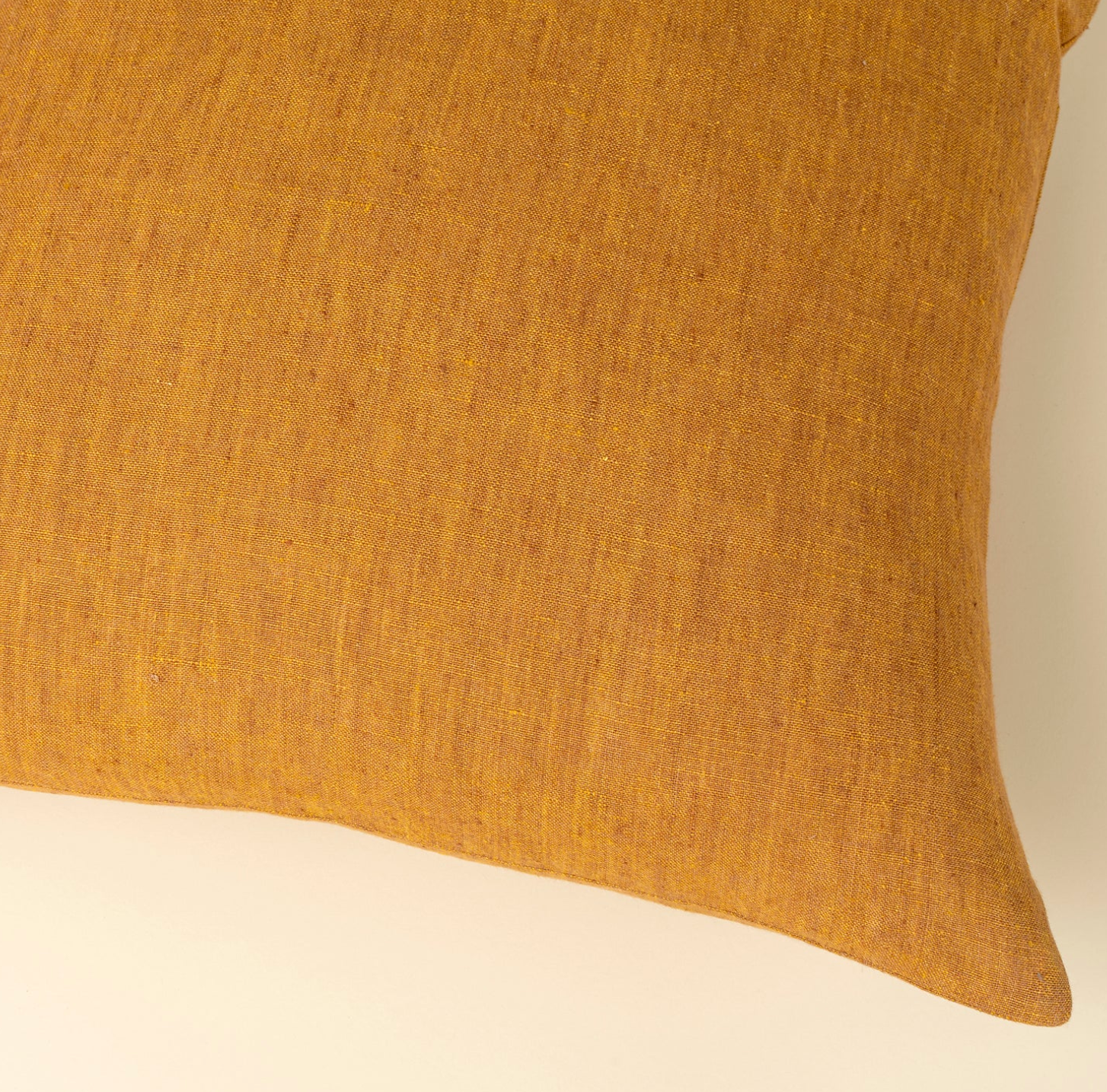 Linen Chambray Pillow - Terracotta