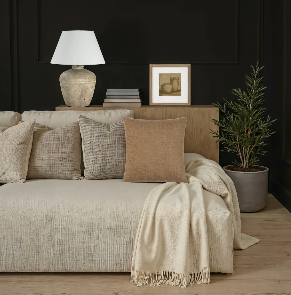 Ferro Cushion in Ocre